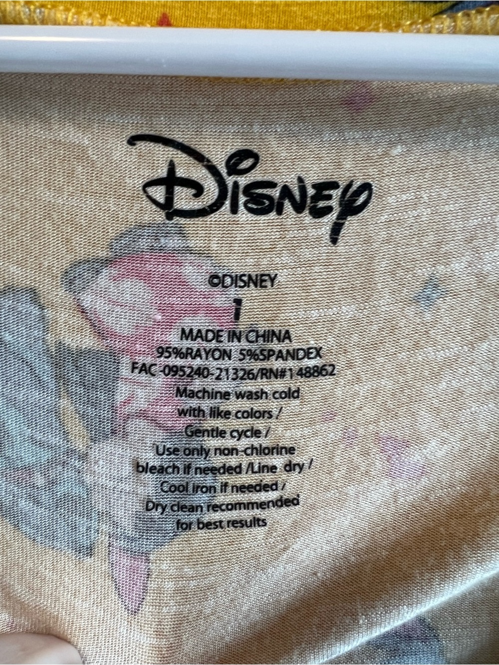 Disney Plus Size 1 Yellow V-Neck Short Sleeve Fit & Flare Torrid Lilo & Stitch - Picture 2 of 5
